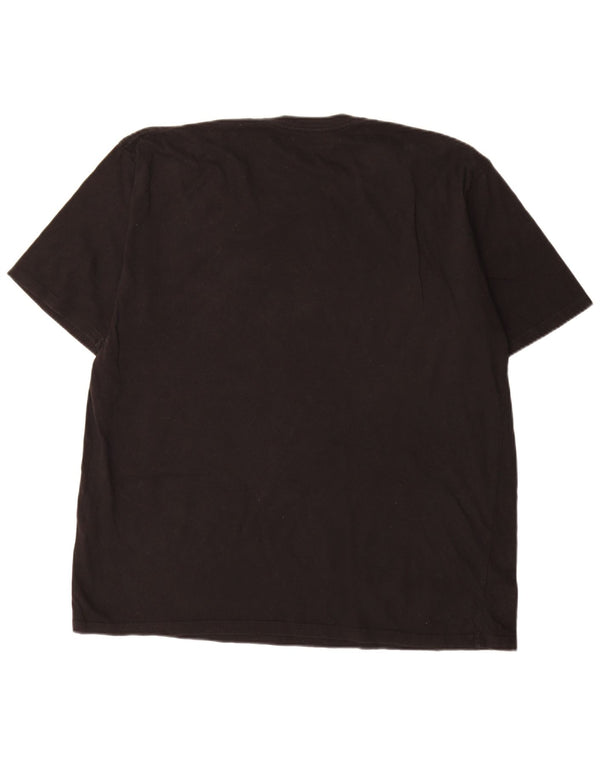 Hard Rock Cafe Mens Milan Graphic T-Shirt Top 2XL Black Cotton