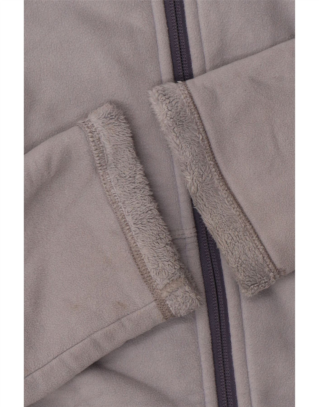 THE NORTH FACE Womens Fleece Jacket UK 14 Medium Grey Polyester