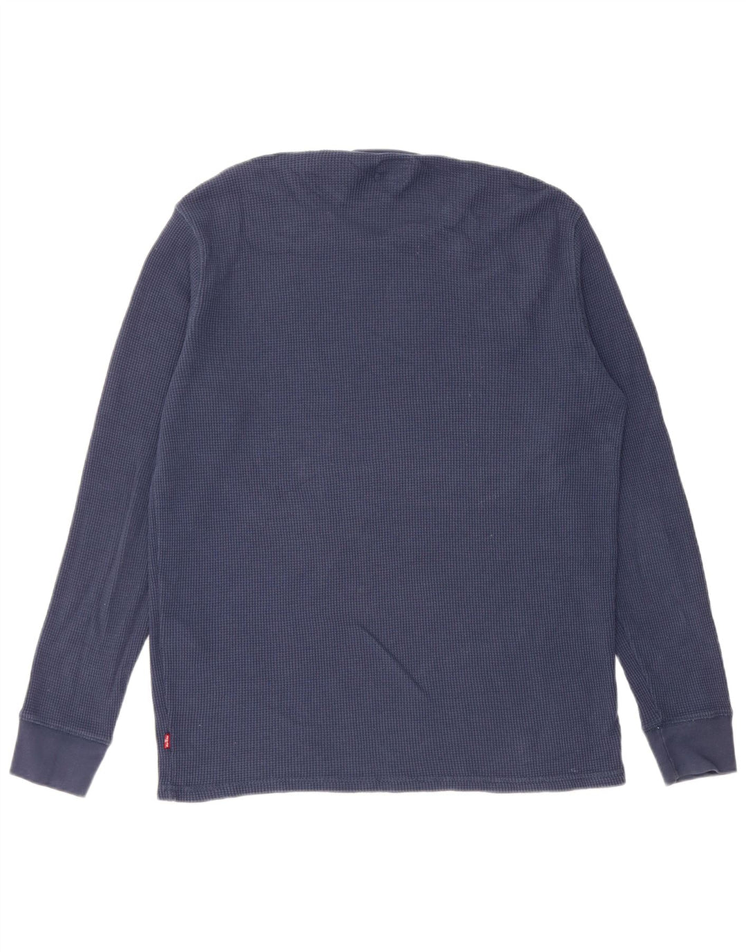 Levi's Mens Top Long Sleeve Small Navy Blue Cotton