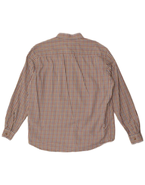 Hoggs Of Fife Mens Shirt Large Multicoloured Gingham Cotton