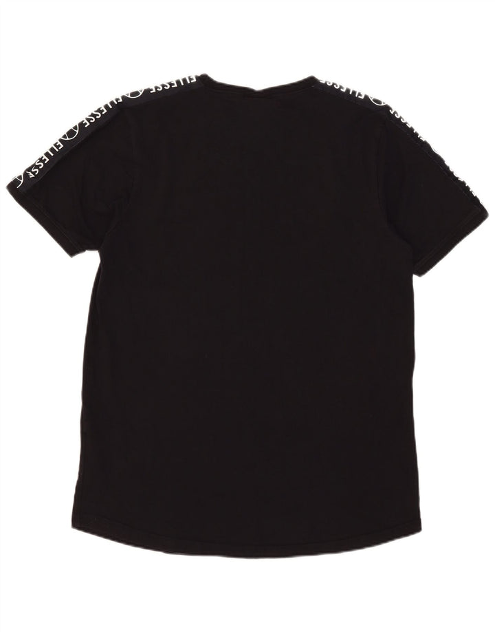 Ellesse Mens Graphic T-Shirt Top Large Black