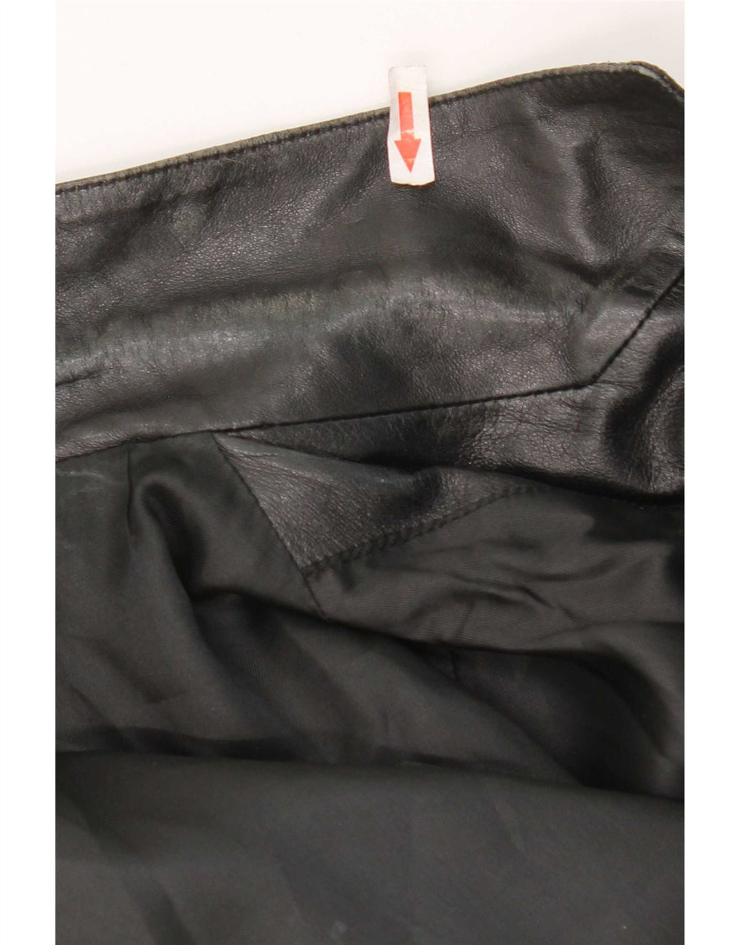 Vintage Mens 3 Button Leather Blazer Jacket UK 40 Large Black