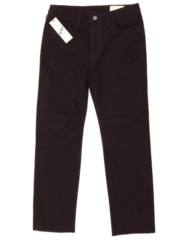 Reiko Womens Straight Jeans W30 L29 Black Cotton