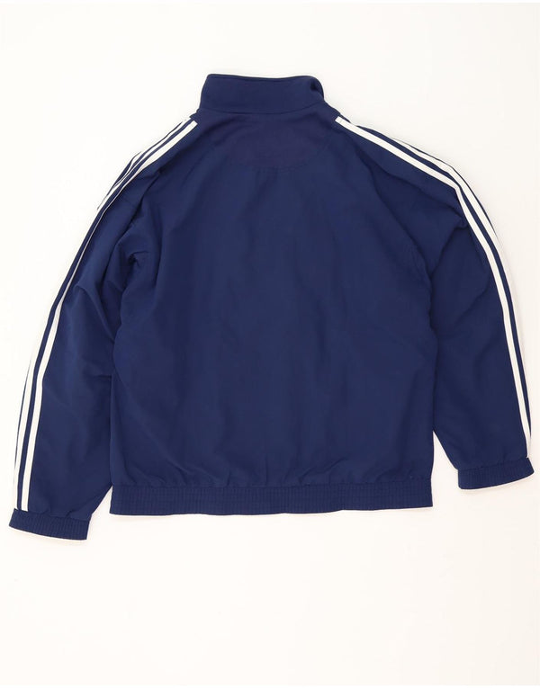 Adidas Mens Tracksuit Top Jacket UK 40/42 Medium Navy Blue
