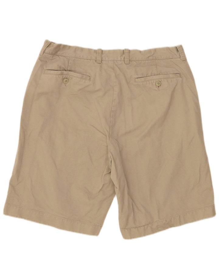 J. CREW Mens Chino Shorts W35 Large Beige Cotton