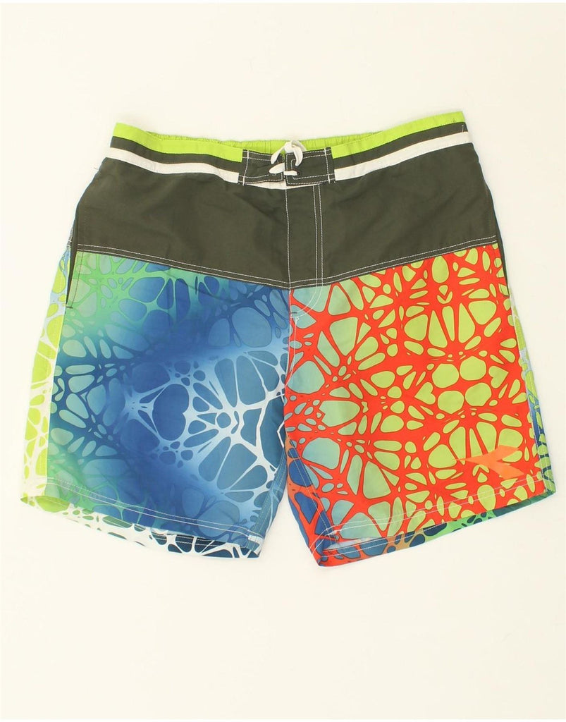 DIADORA Mens Abstract Pattern Swimming Shorts XL Multicoloured Polyamide Vintage Diadora and Second-Hand Diadora from Messina Hembry 