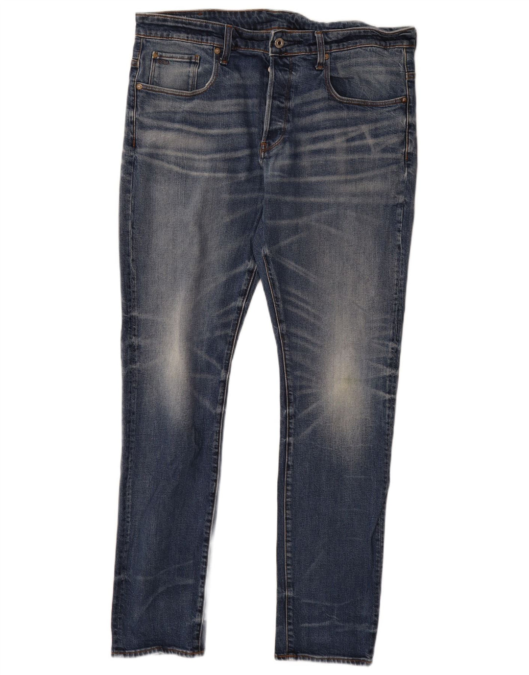 G-STAR Mens 3301 Tapered Jeans W36 L34 Blue