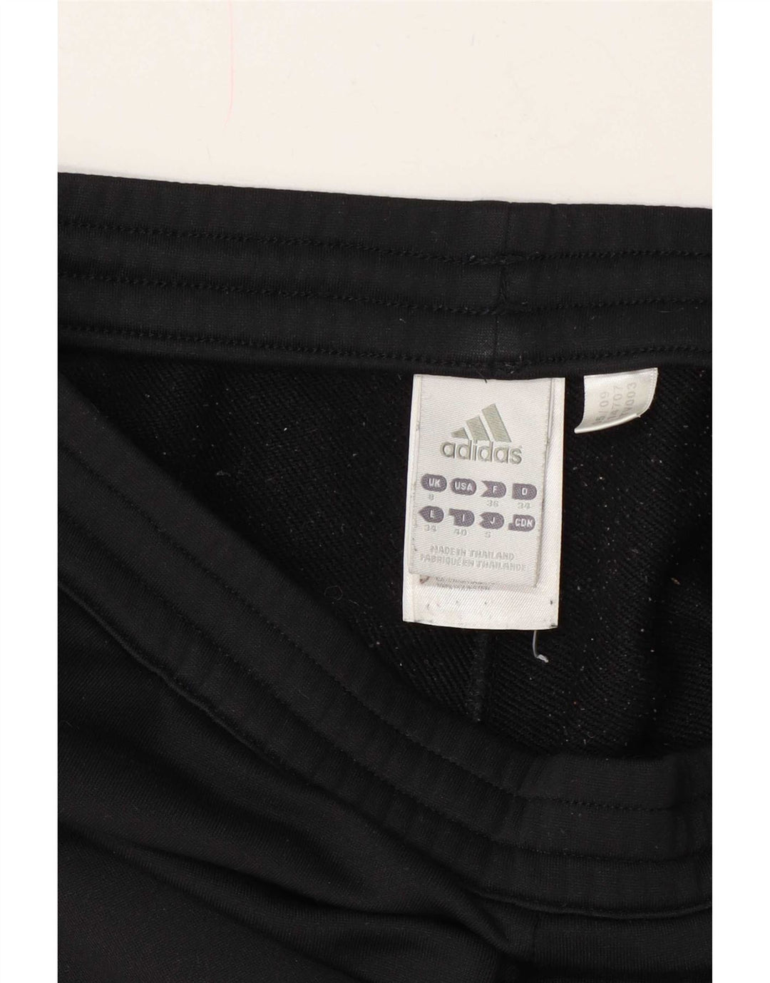 Adidas Womens Tracksuit Trousers UK 8 Small Black Polyester