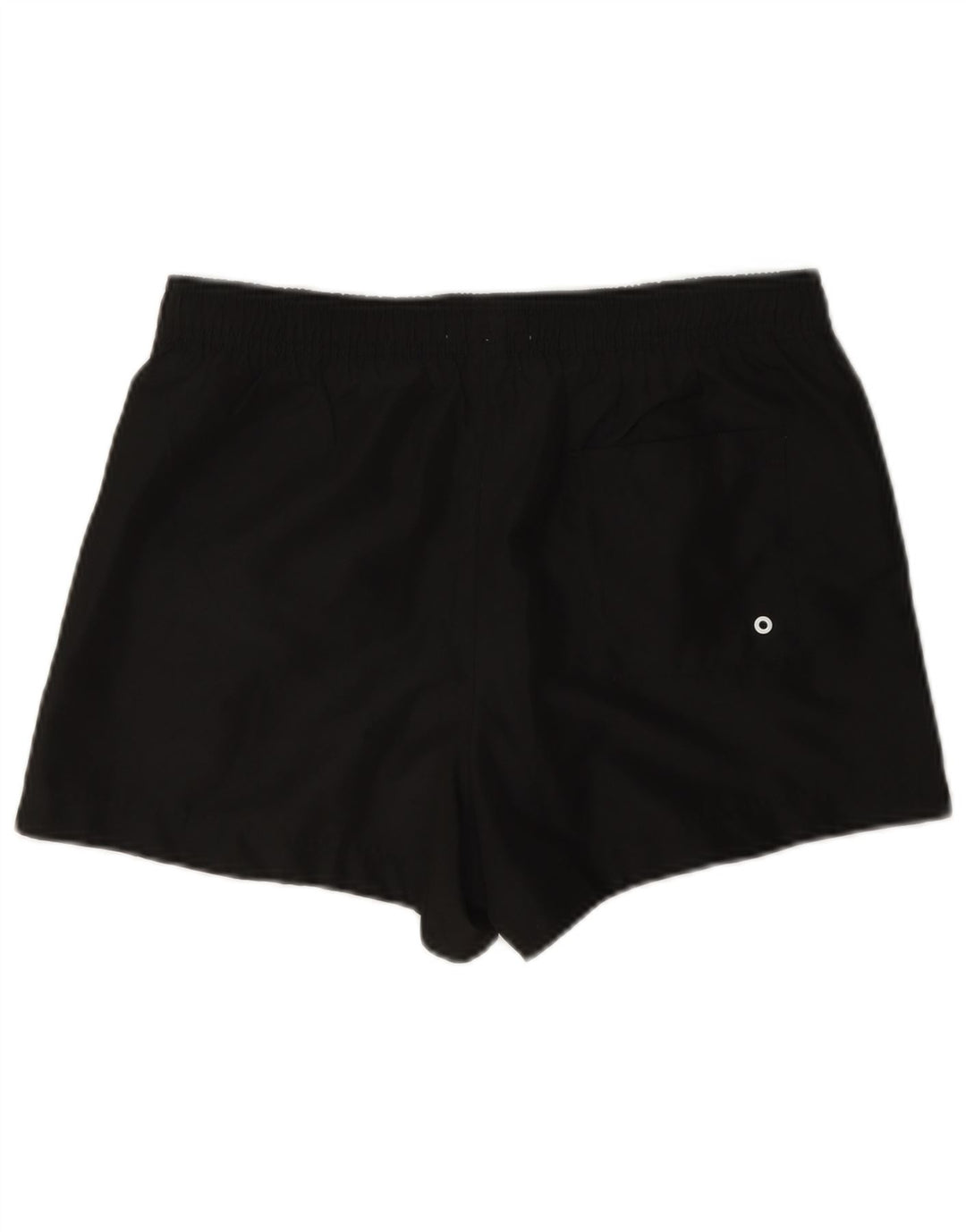 Calvin Klein Mens Graphic Swimming Shorts Small Black Colourblock Polyester