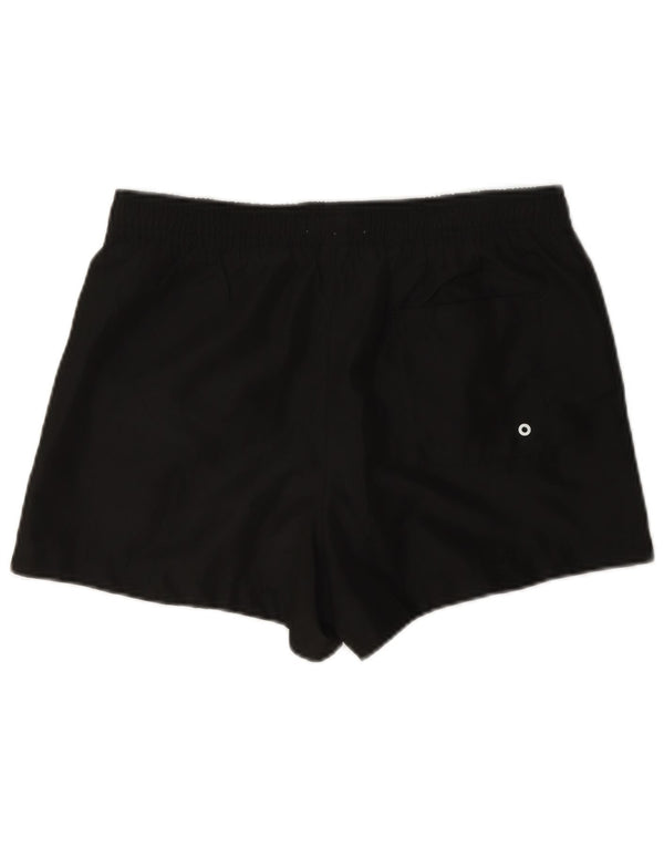 Calvin Klein Mens Graphic Swimming Shorts Small Black Colourblock Polyester