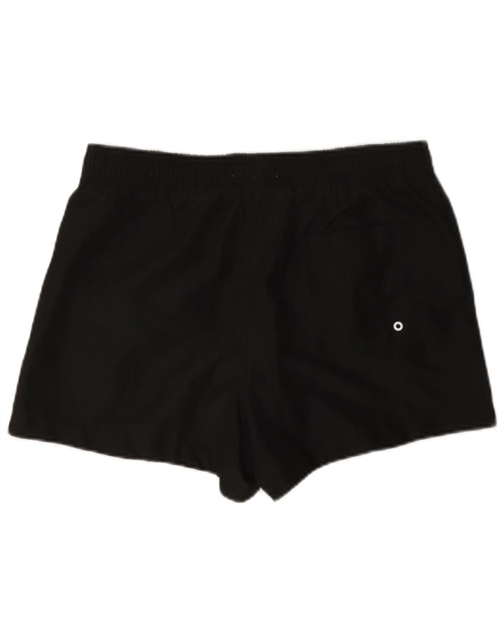 Calvin Klein Mens Graphic Swimming Shorts Small Black Colourblock Polyester