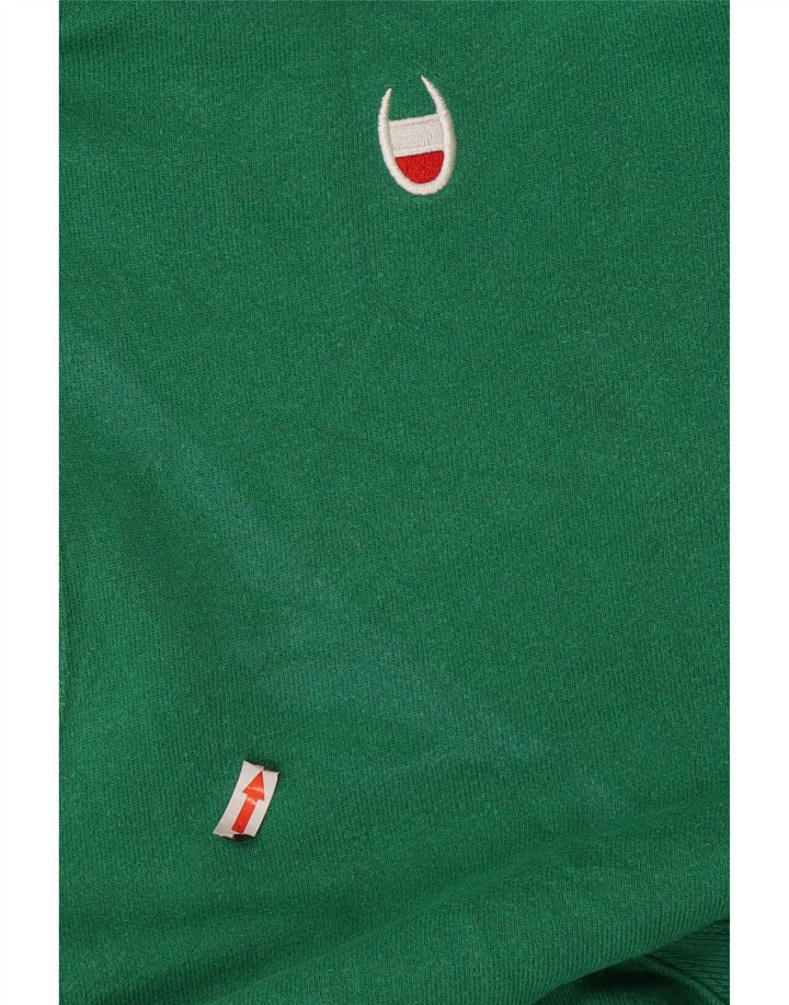 Champion Mens Reverse Weave Sweatshirt Jumper Small Green