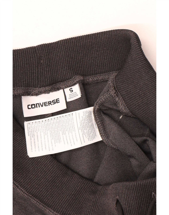 Converse Womens Tracksuit Trousers Joggers UK 10 Small Grey Polyester