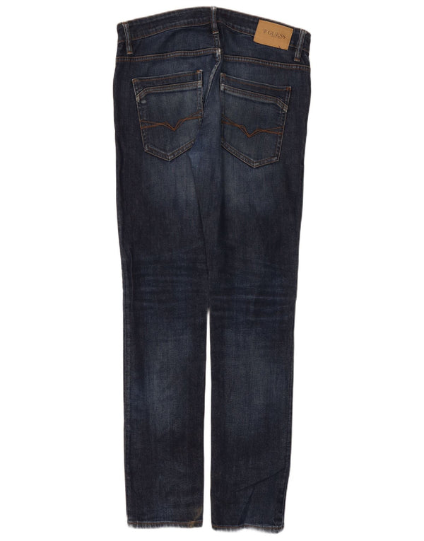 Guess Mens Super Skinny Jeans W33 L32 Blue