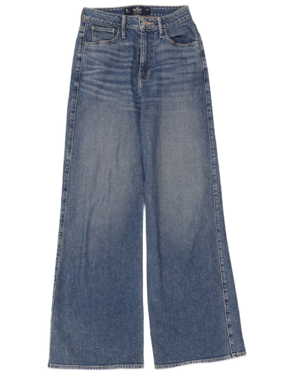 Hollister Womens Vintage Wide Leg Jeans US 1 XS W25 L32 Blue
