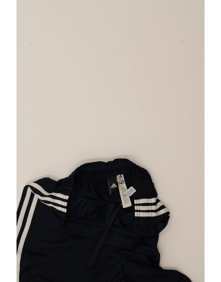 ADIDAS Womens Tracksuit Trousers UK 8/10 Small  Navy Blue Polyester Vintage Adidas and Second-Hand Adidas from Messina Hembry 