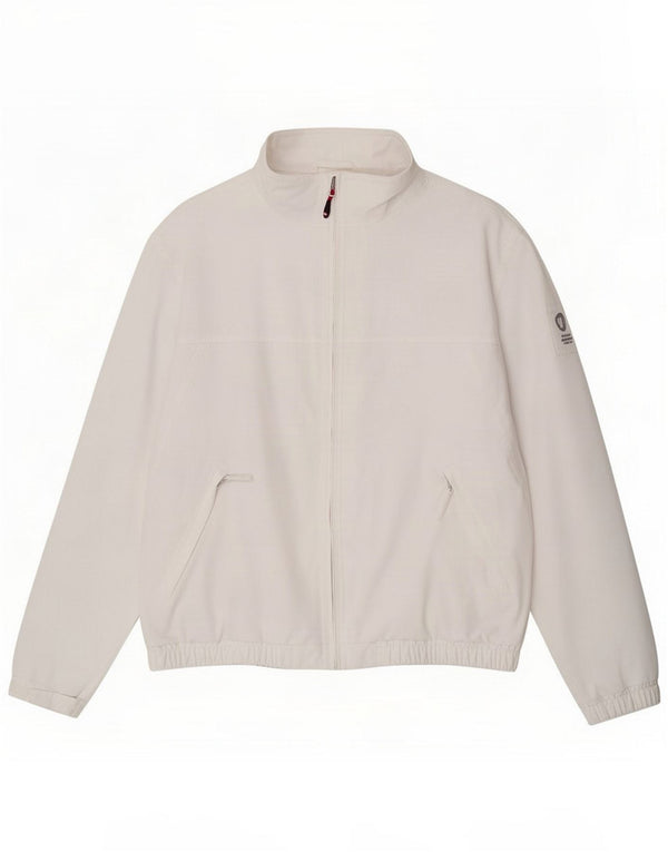 Murphy & Nye Mens Bomber Jacket UK 44 3XL White Polyamide