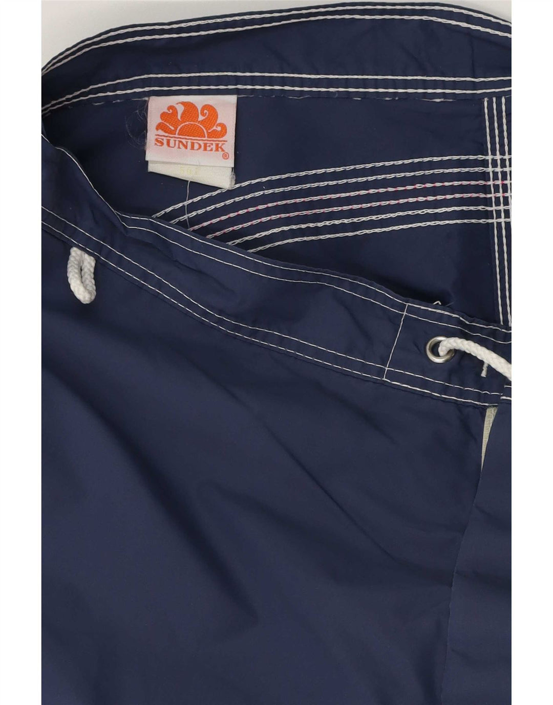 Sundek Mens Swimming Shorts Medium Navy Blue Nylon
