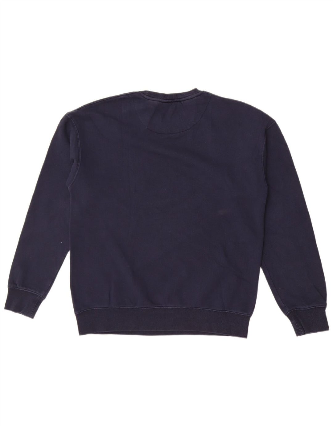 Jack & Jones Mens Graphic Sweatshirt Jumper Medium Navy Blue Cotton