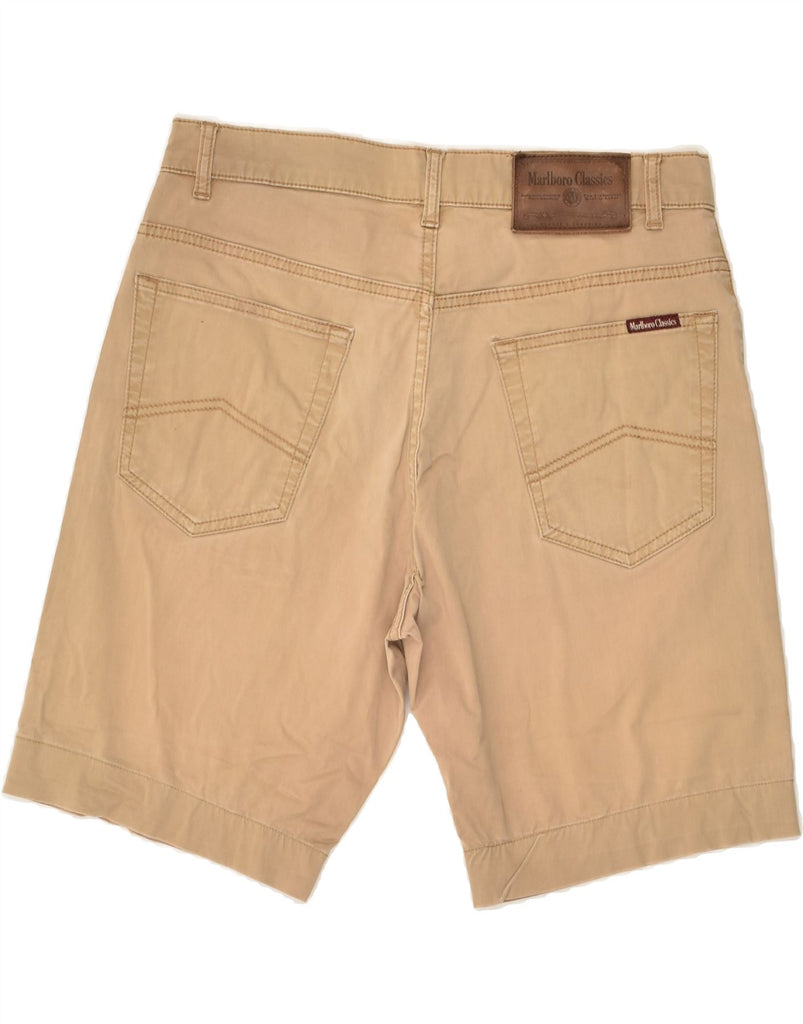 MARLBORO CLASSICS Mens Casual Shorts W33 Medium Beige Cotton | Vintage Marlboro Classics | Thrift | Second-Hand Marlboro Classics | Used Clothing | Messina Hembry 