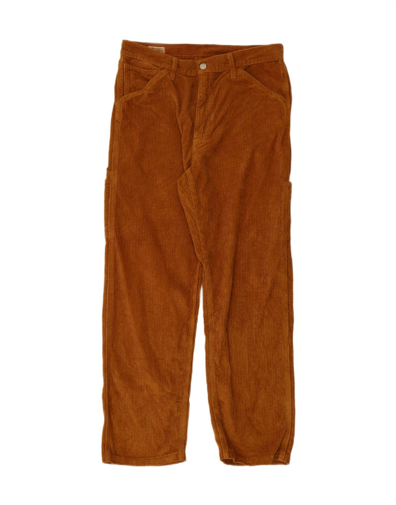 LEVI'S Mens Straight Cargo Corduroy Trousers W32 L29 Brown Cotton Vintage Levi's and Second-Hand Levi's from Messina Hembry 