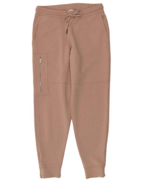 Reiss Womens Tracksuit Trousers Joggers UK 6 XS Pink Polyester