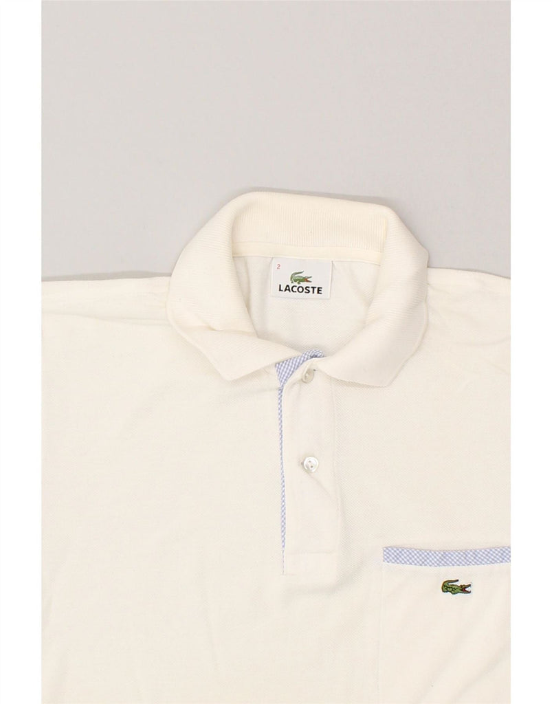 LACOSTE Mens Polo Shirt Size 2 XS White Cotton Vintage Lacoste and Second-Hand Lacoste from Messina Hembry 