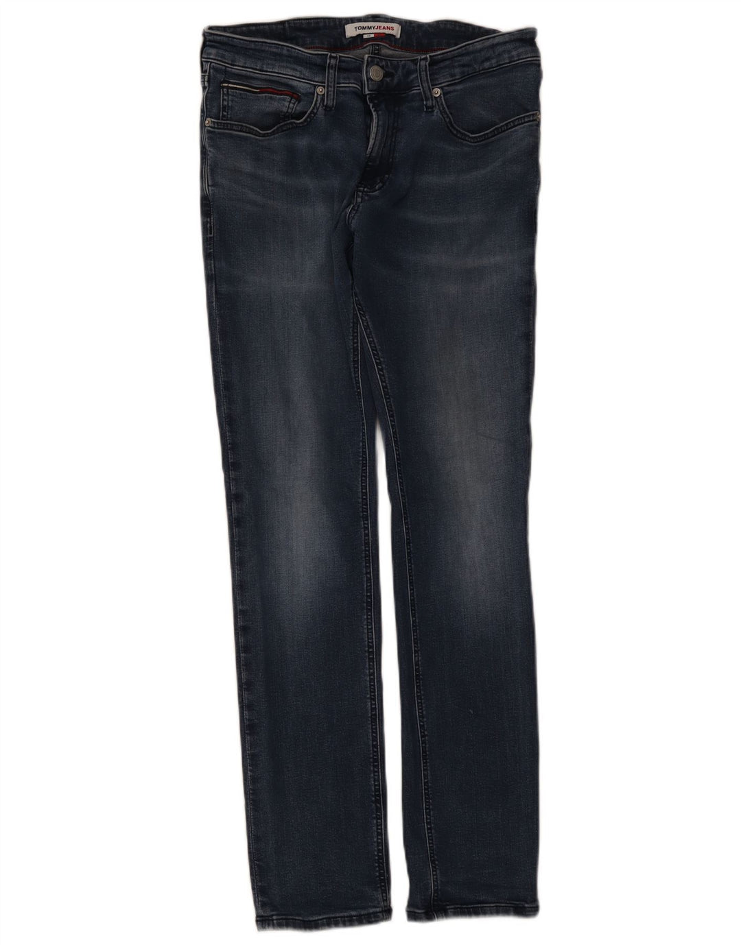 Tommy Hilfiger Mens Slim Jeans W32 L32 Navy Blue Cotton