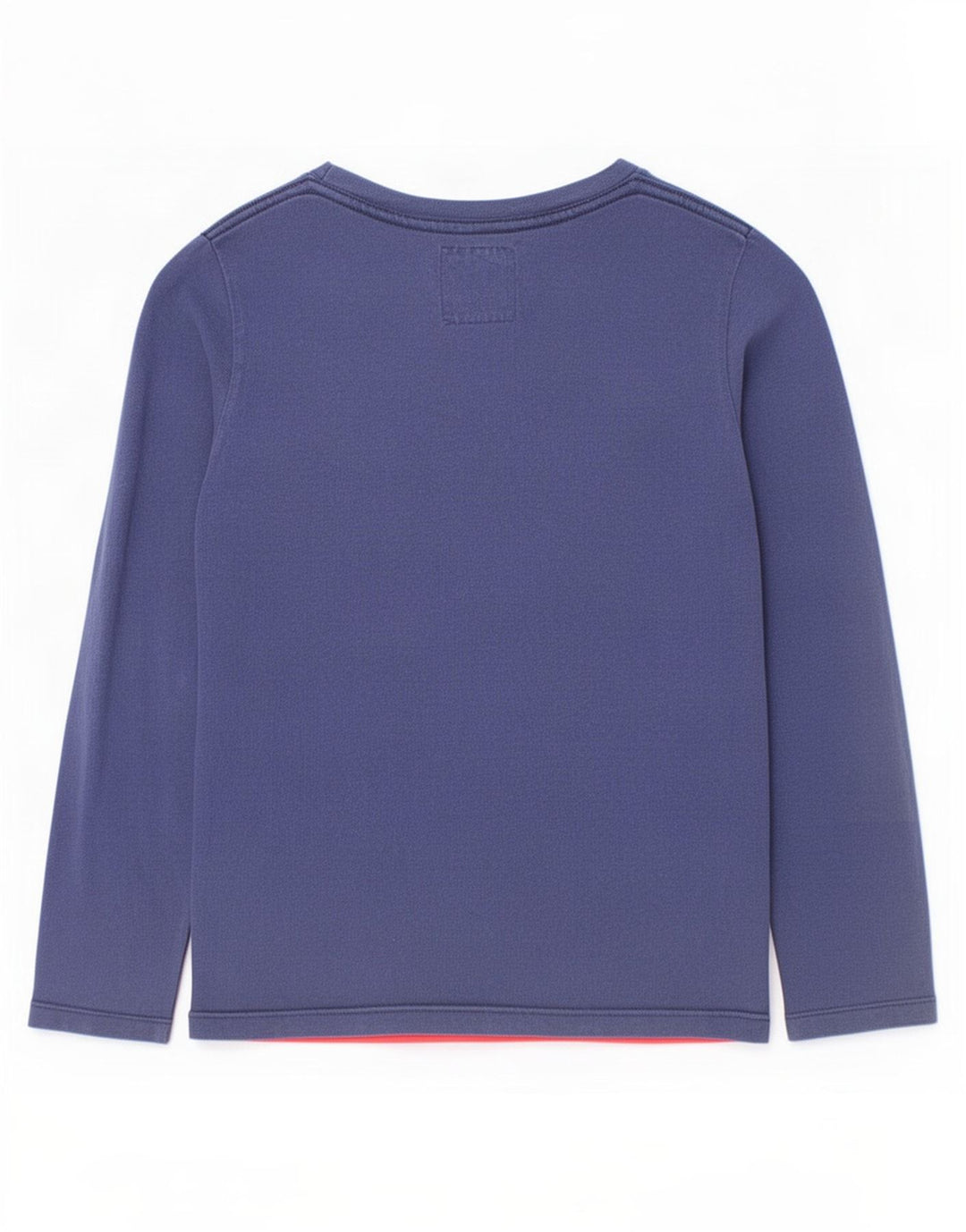Levi's Boys Graphic Top Long Sleeve 9-10 Years Navy Blue Colourblock