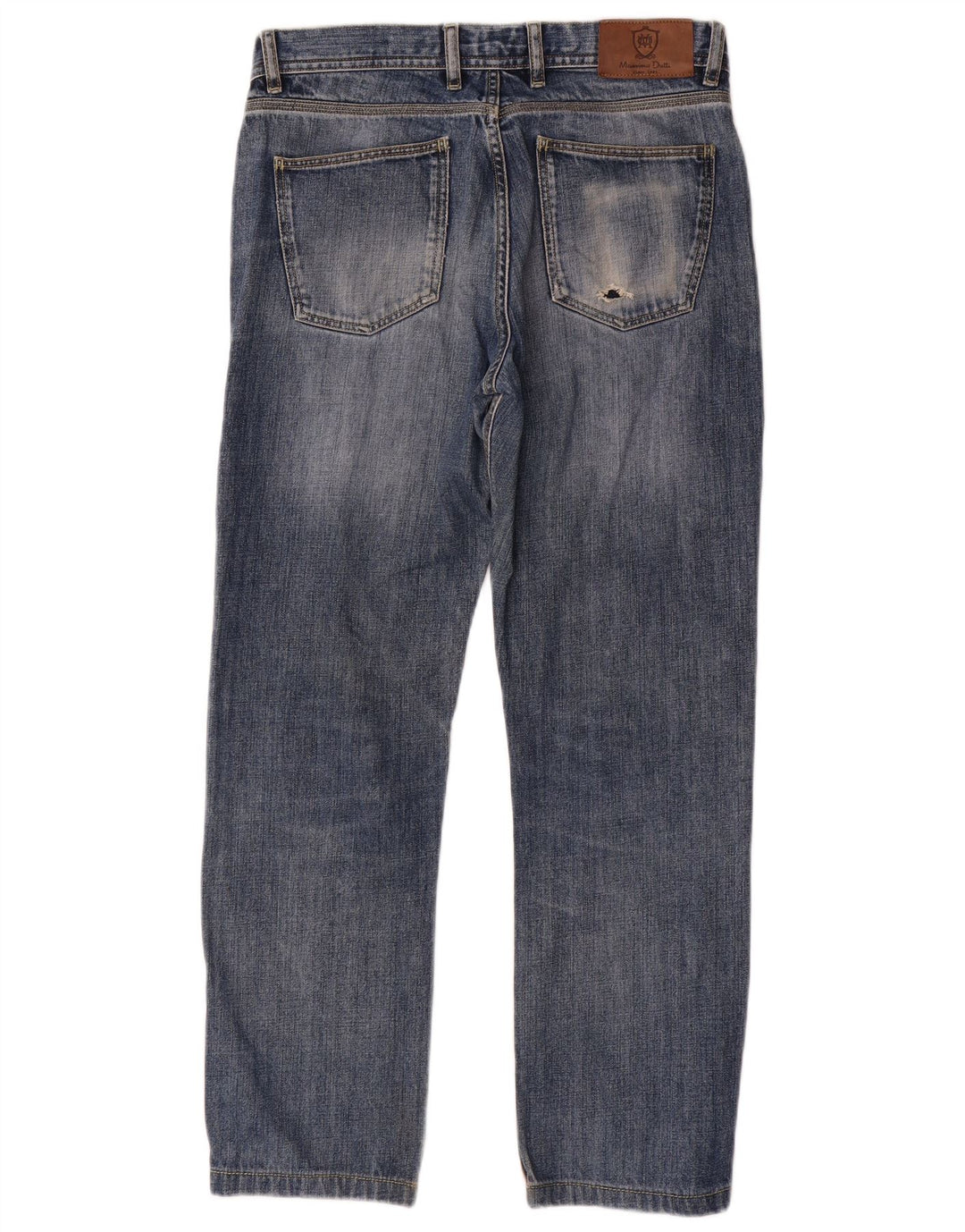 Massimo Dutti Mens Straight Jeans EU 40 Medium W31 L28 Blue