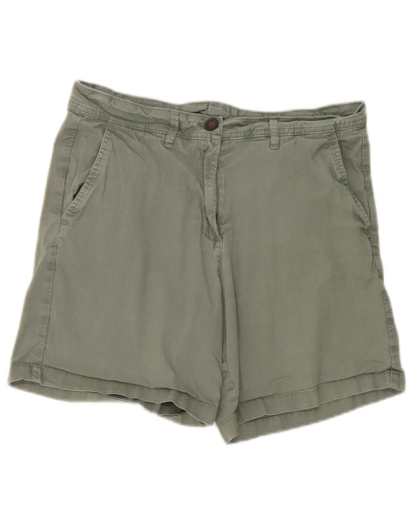 Crew Clothing Womens Chino Shorts Medium W30 Green Cotton