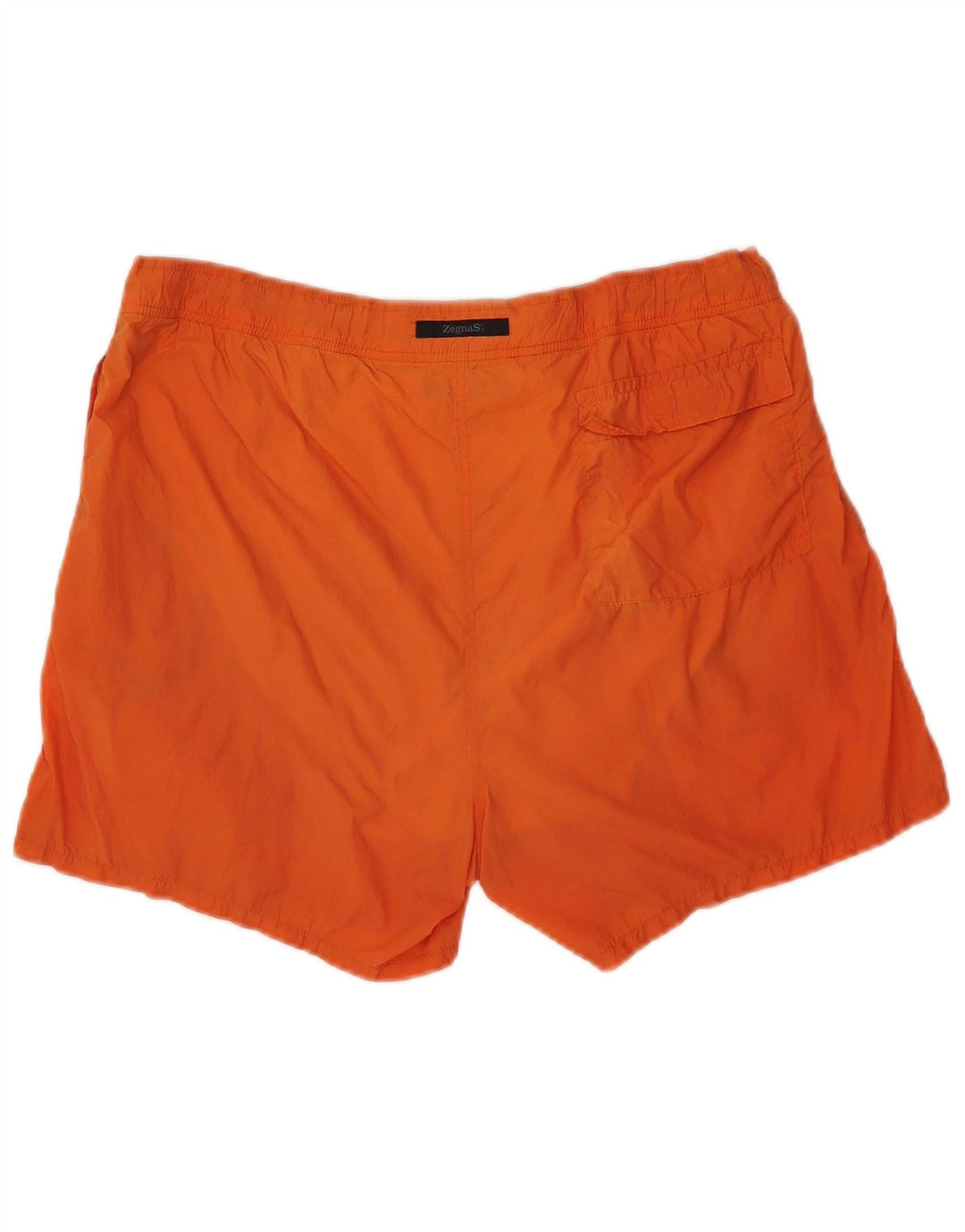 Zegna S Mens Swimming Shorts Medium  Orange Nylon