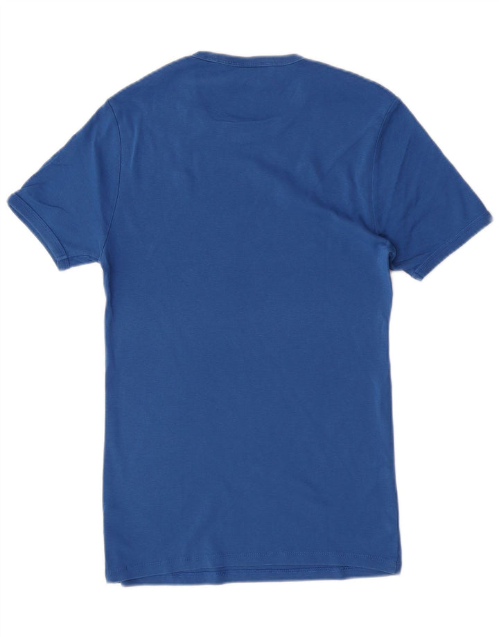 G-Star Mens T-Shirt Top Small Blue Cotton