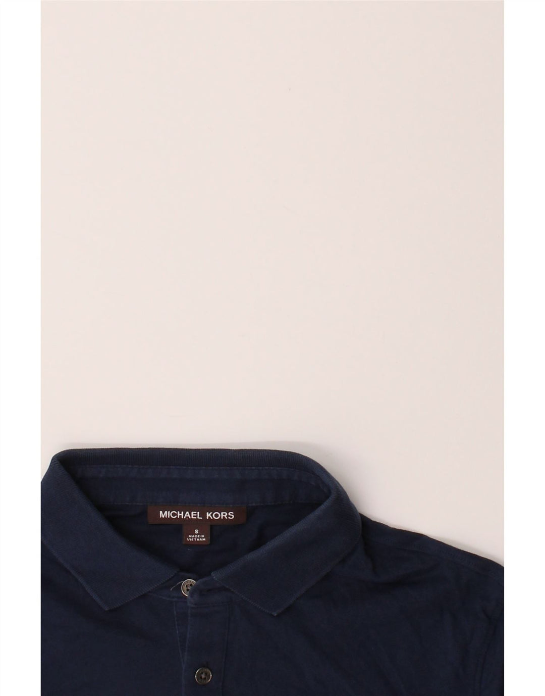 MICHAEL KORS Mens Polo Shirt Small Navy Blue Cotton Vintage Michael Kors and Second-Hand Michael Kors from Messina Hembry 