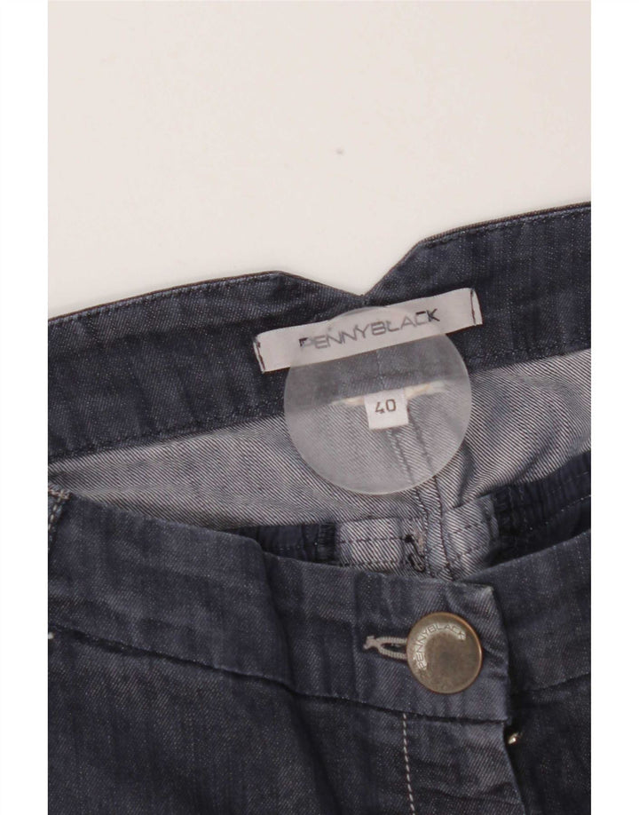 Penny Black Womens Straight Jeans IT 40 Small W28 L26 Navy Blue