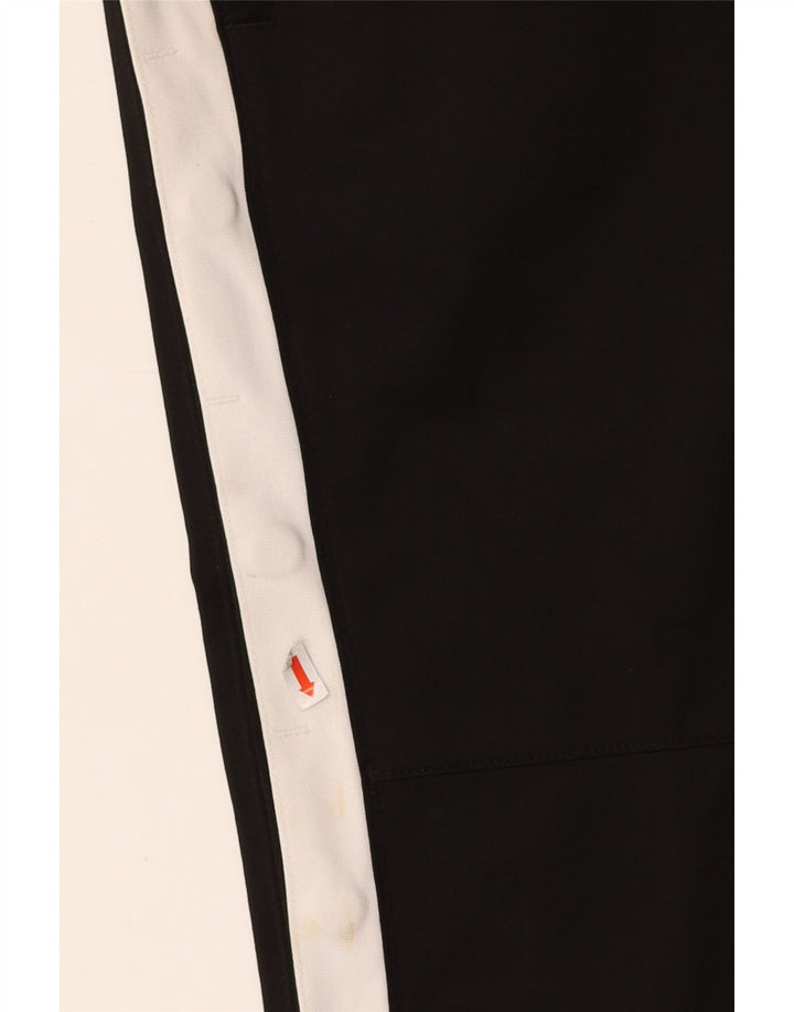CHAMPION Womens Tracksuit Trousers UK 12 Medium Black Colourblock