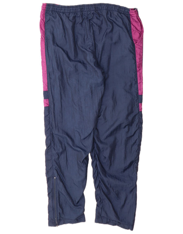 Arena Mens Graphic Tracksuit Trousers Medium Navy Blue Colourblock Sports