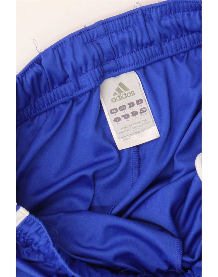 Adidas Mens Climalite Sport Shorts Medium Blue Polyester