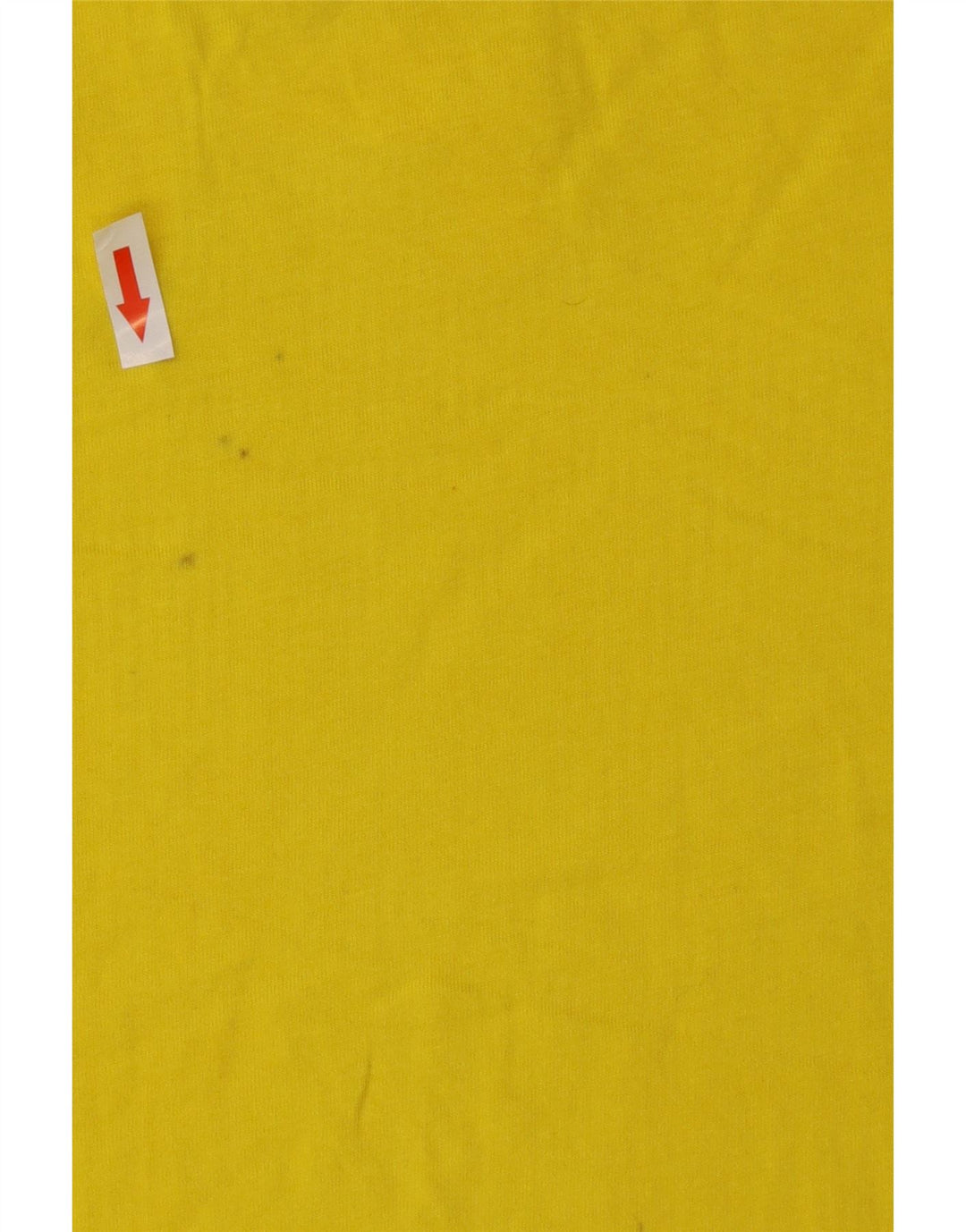 Fila Mens Graphic T-Shirt Top Small Yellow Cotton