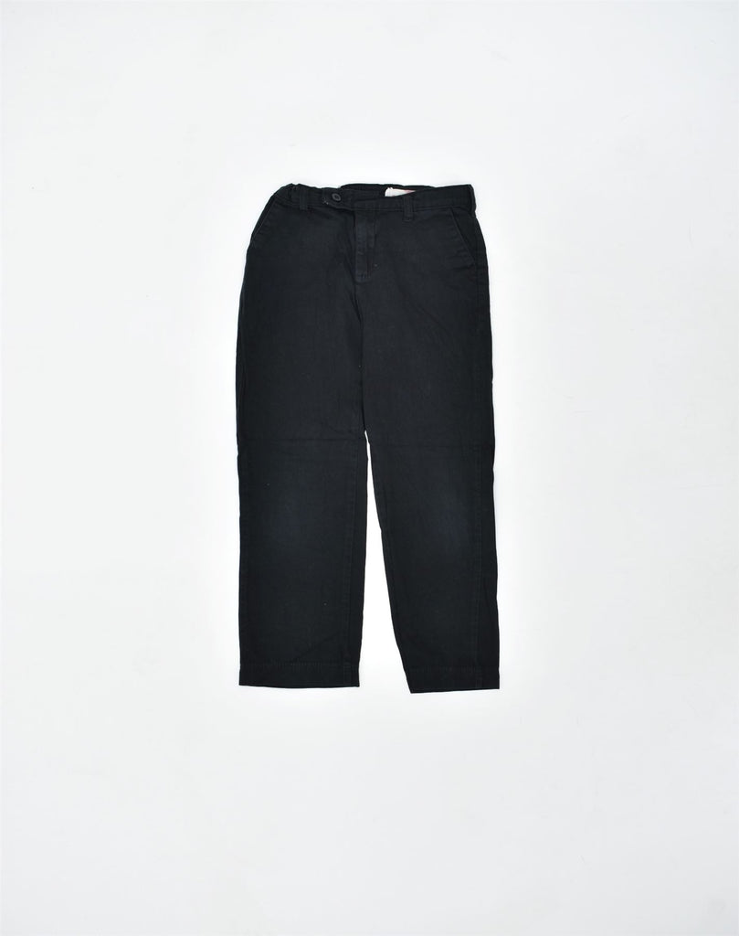 DICKIES Girls Straight Chino Trousers 10-11 Years W24 L25 Black Cotton | Vintage | Thrift | Second-Hand | Used Clothing | Messina Hembry 