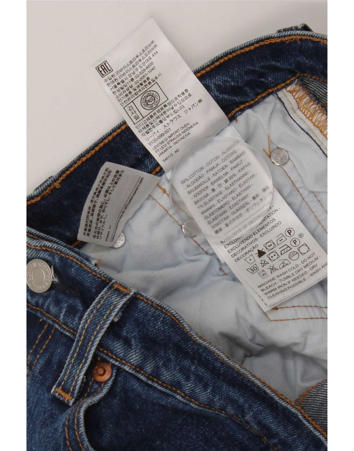 Levi's Womens 501 Denim Shorts W25 XS Blue Cotton