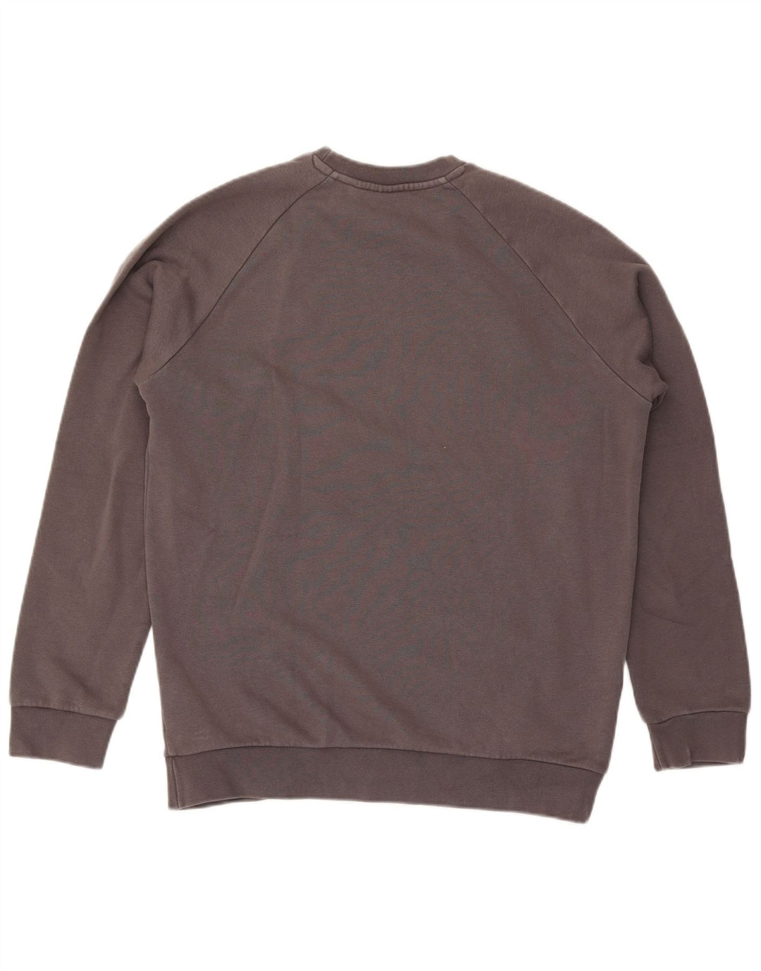 Adidas Mens Sweatshirt Jumper Medium Grey Cotton
