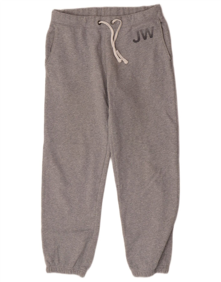 Jack Wills Mens Graphic Tracksuit Trousers Joggers Medium Grey Cotton
