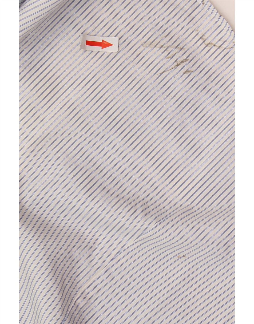 FRED PERRY Mens Slim Fit Shirt XL Blue Pinstripe