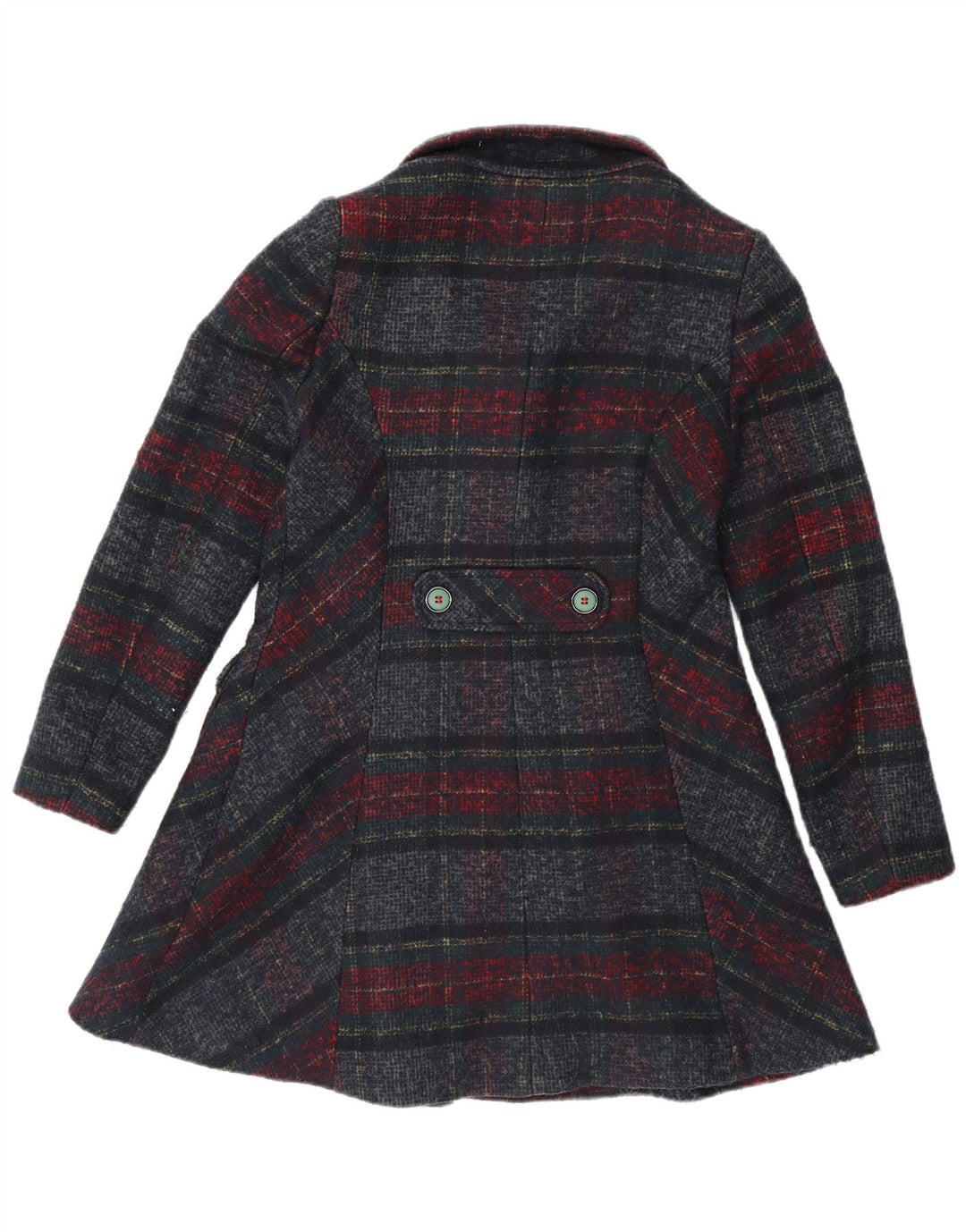 JOE BROWNS Womens Double Breasted Coat UK 10 Small  Multicoloured Check