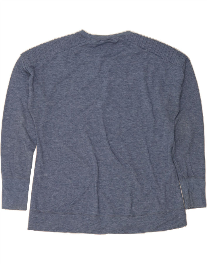 REEBOK Womens Sweatshirt Jumper UK 18 XL Blue Polyester Vintage Reebok and Second-Hand Reebok from Messina Hembry 