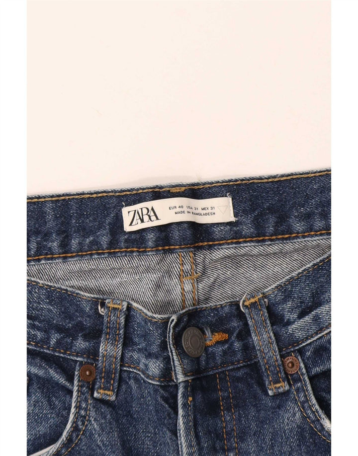 Zara Mens Cropped Jeans EU 40 Medium W31 L25 Blue