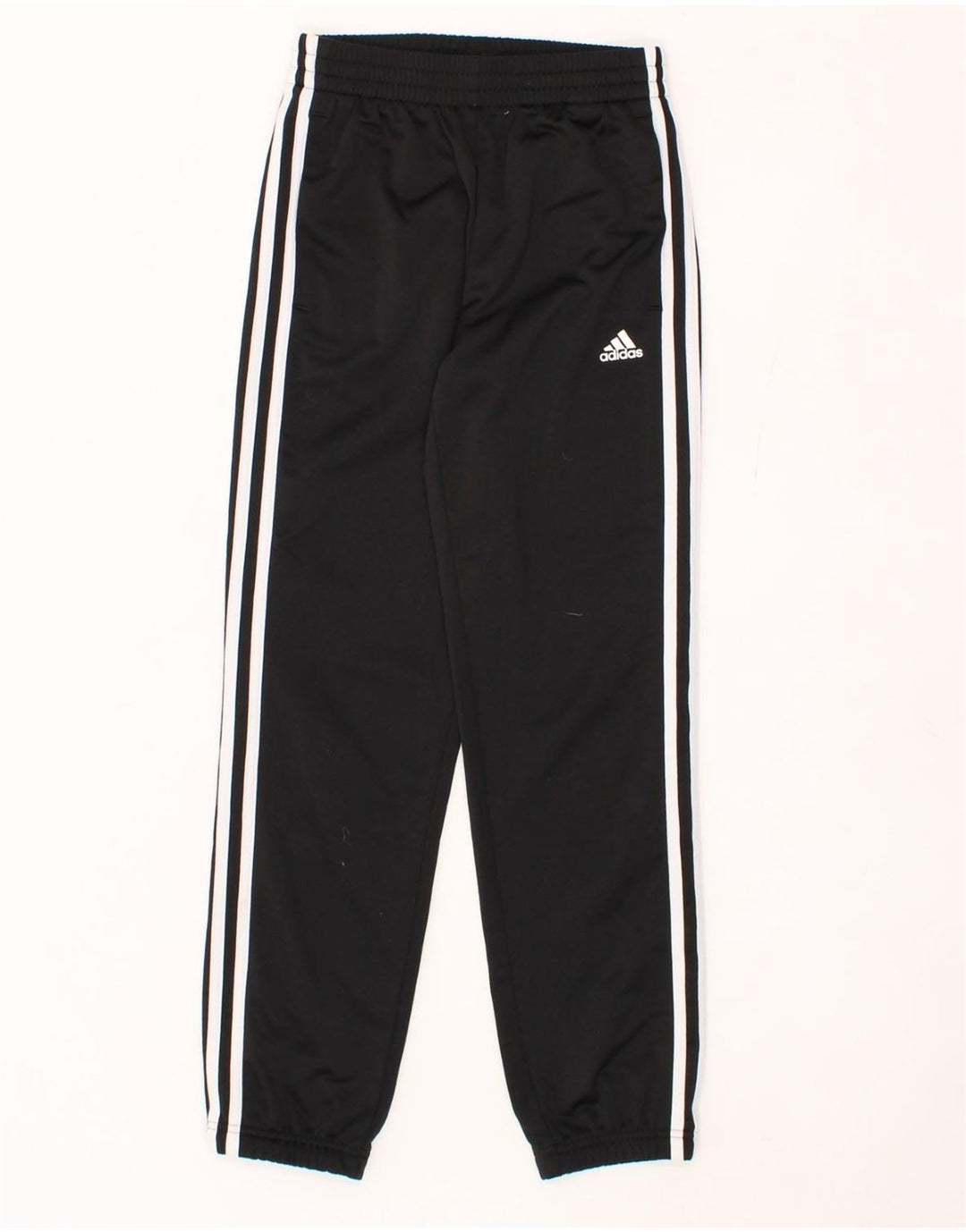 ADIDAS Boys Tracksuit Trousers Joggers 11-12 Years  Black Polyester Vintage Adidas and Second-Hand Adidas from Messina Hembry 