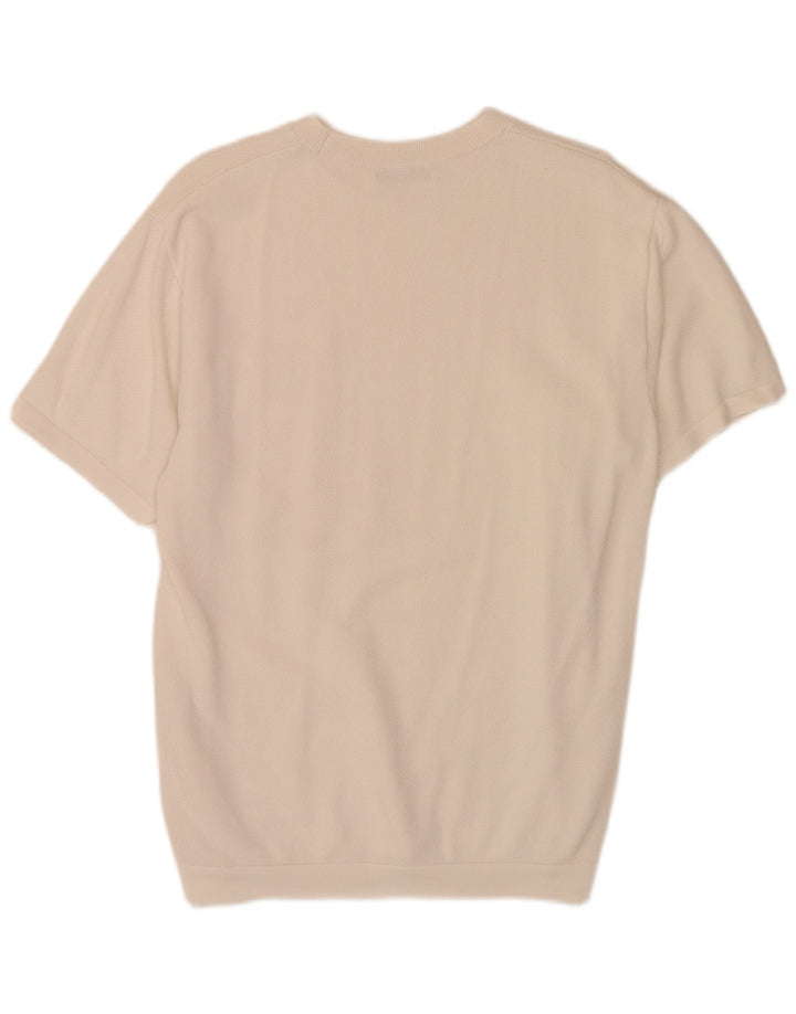 Zara Mens T-Shirt Top Medium White