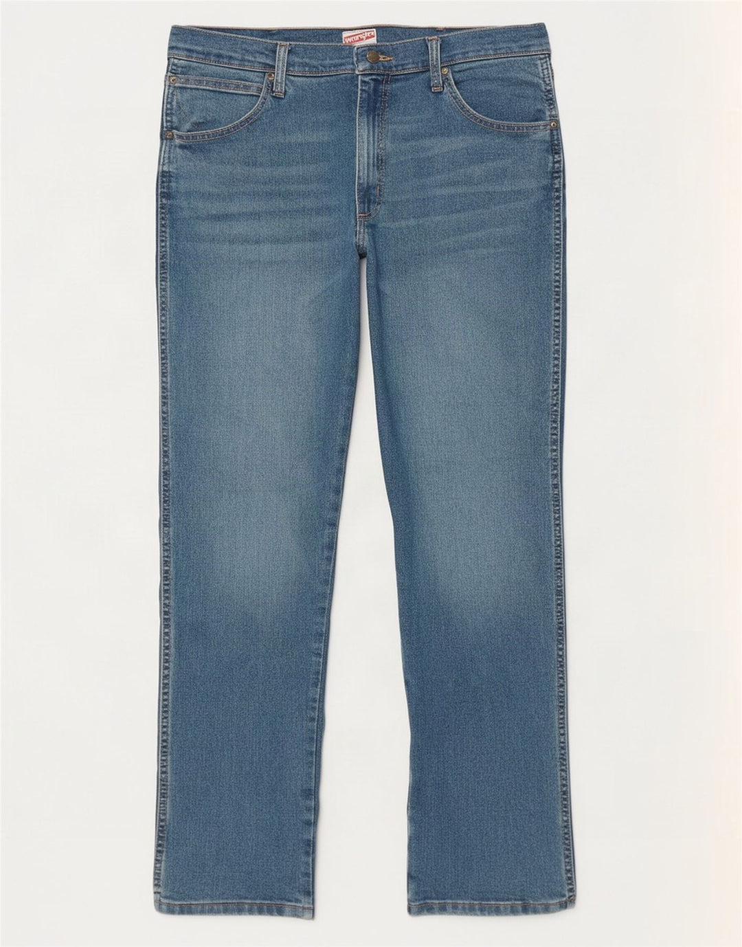 Wrangler Womens Straight Jeans W34 L29 Blue Cotton